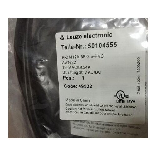 Brand new original K-D M12A-4P-2M-PVC authentic