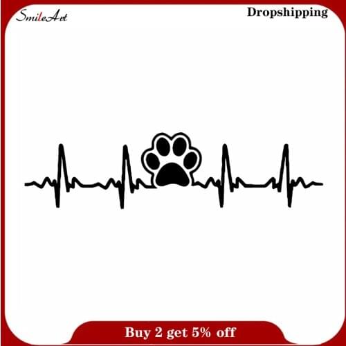 Free shipping ECG Wall Sticker Pvc Removable Pvc Wall Decals Home Decoration Accessories