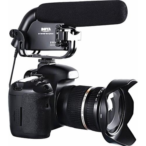 BOYA BY-VM190P Camera Stereo Video Condenser Shortgun Microphone for Canon Nikon Pentax DSLR Camera Camcorder