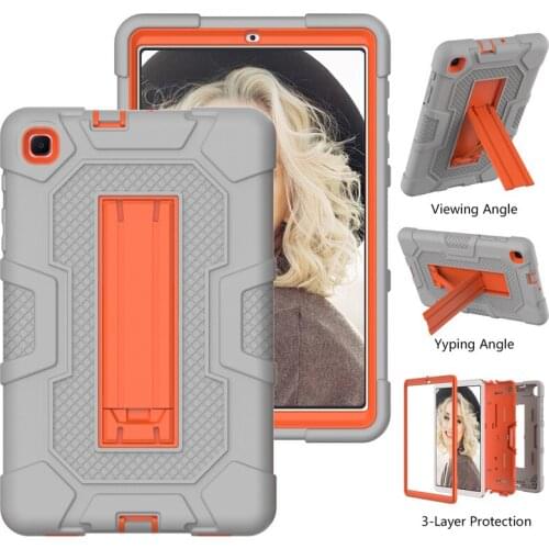 FFor Samsung Galaxy Tab Samsung Tab A7 Lite T220/T225 2021 Case Cover Non-toxic Kids Safe Robot Silicone Tablet Case + FilmPen