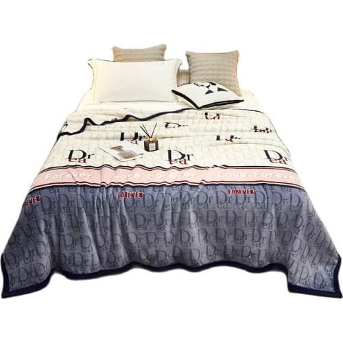 Milu Deer Flannel Plaid Blanket Winter Coral CoverHot Home textile pink super warm soft blankets throw