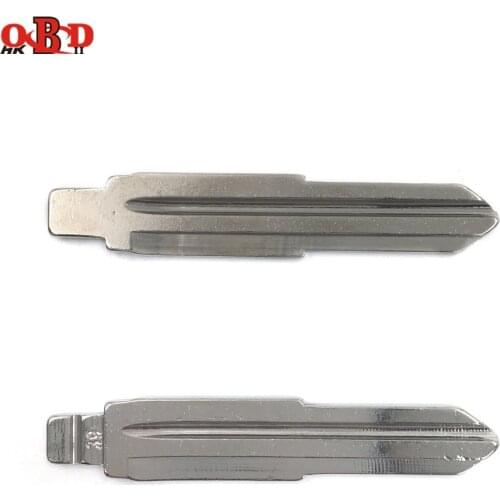 HKOBDII 10 pcs/lot Metal Blank Uncut Flip KD Remote Key Blade Type 39# for Buick Excelle for Chevrolet Lova New Sail