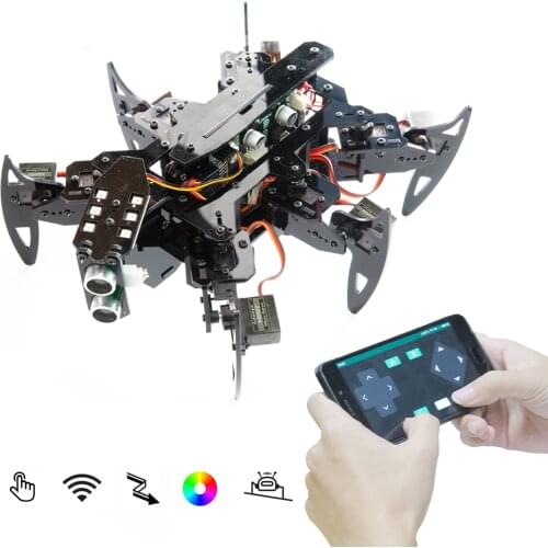 Hot Adeept Hexapod Spider Robot Kit Stem Robotics Kit For Arduino