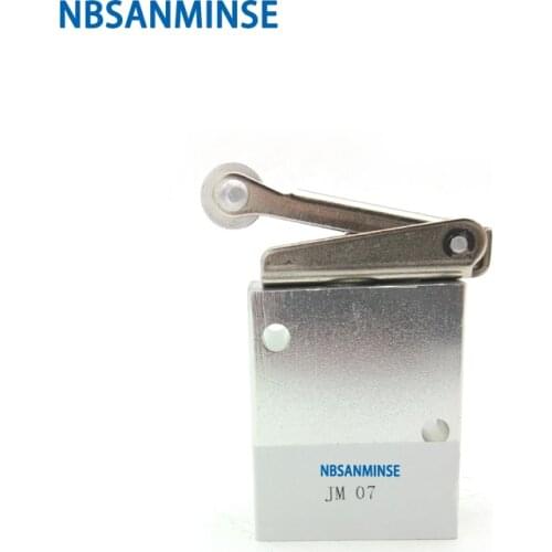 JM Series 1/4 Mechanical Valve Pneumatic Stop Type Mechanical Valve Shutoff Valve Throttle Valve Two Position Three Way Sanmin