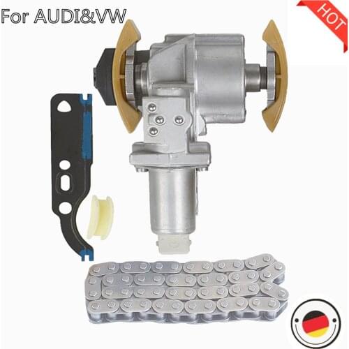 AP01 Camshaft Timing Chain&Tensioner Kit For VW Passat AUDI A4 A6 2.7T 2.8 V6 Right 058198217 078109088H 078109088C 078109088E