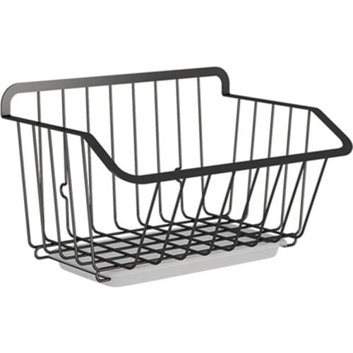 Stainless Steel Kitchen Wall Mounted Storage Basket Spice Rack Shower Caddy Fruit Drainer Organizer Dish Drying Shelf