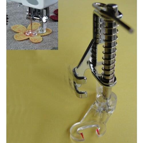 1Pc Top Quality Metal Plastic Clear Interwoven DIY Sewing Open Free Embroidery Household Multifunction Sewing Machine Foot