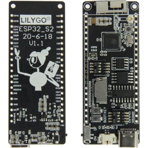 LILYGO® TTGO T8 ESP32-S2 V1.1 WIFI Wireless Module Type-c Connector TF Card Slot Development Board