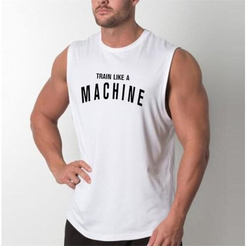 Brand Mens Tank Tops Sexy Fitness Bodybuilding Breathable Summer Singlets Slim Fitted Mens Tees Muscle Sleeveless Shirt