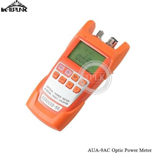 OPM AUA-9AC 2 in1 Handheld Multifunction FTTH Optic Laser power meter & 20MW Visual Fault Locator VFL Optical Laser Light Source