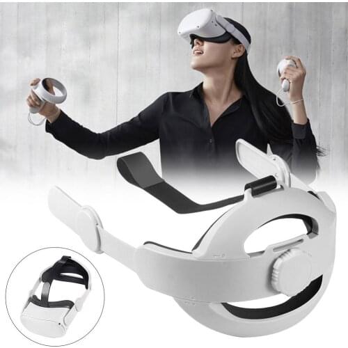 Adjustable Head Strap Replacement For Oculus Quest 2 VR Headset For Oculus Quest 2 Elite Headwear Plastic Adjustable Headwear