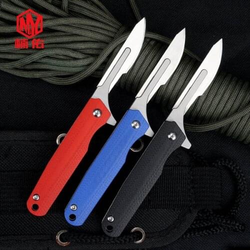 1 PC Titanium Alloy Folding Knife MINI Multifunctional Utility Knife Outdoor Emergency Scalpel No Blade