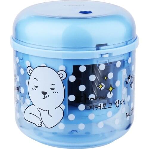 0707 electric pencil sharpener Quick Continuous Pencil Student Cartoon Pencil Sharpener Learning Stationery Office Supplies