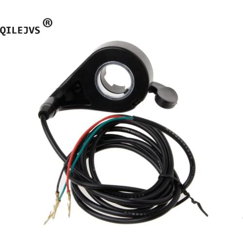 24v 36v 48v E-bike Throttle Motorcycle 7/8 Handlebar Black Thumb Throttle Electric Bike Scooter dropshipping