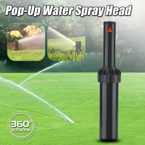 3/4 Inch Automatic Rotation Nozzle Lawn Sprinkler Pop-up Spray Head Sprinkler Misting Garden Irrigation Misting Watering System
