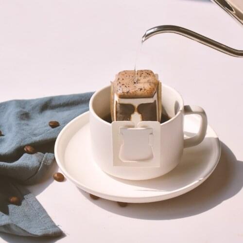 50pcs Drip Coffee Cup Filter Bags Office Travel Brew Tea Tool Coffees Filters Paper for Dropshipping