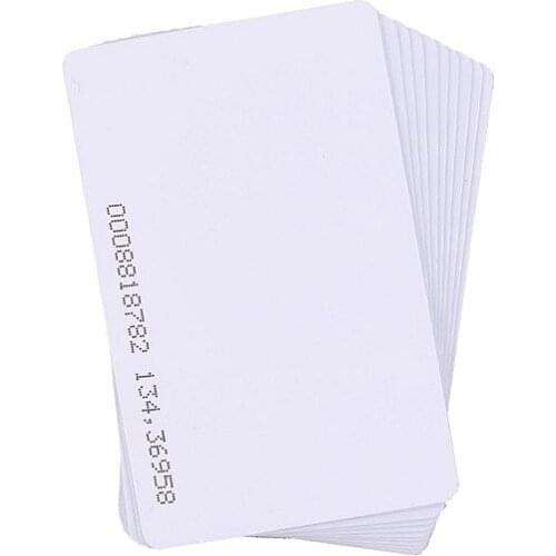 50PCS RFID 125Khz PVC ID Card EM4200 Chip EM Proximity Card Read only
