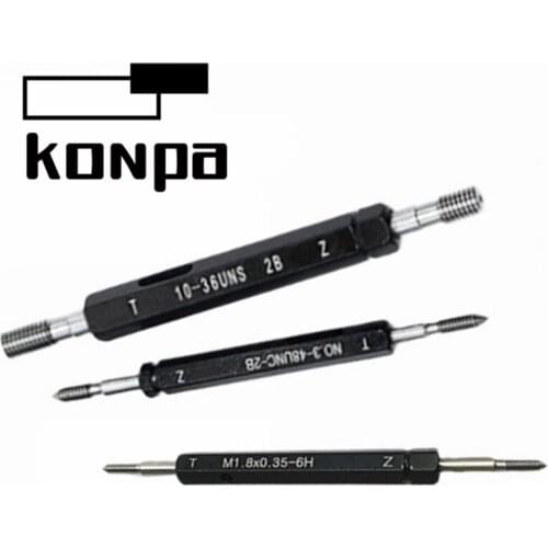 6-48UNS 8-40UNS 1/4-36UNS 3/8 10-36UNS 2B American system fine thread plug gauge go nogo screw thread plug gage