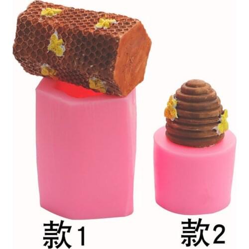 7*6.5*9.5CM DIY Sugar Craft Cake Vintage Petal Honeycomb Cake Silicone Mold Fondant Mold Cake Decorating Tools Gum Paste Mold