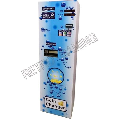 Automatic Money Currency Exchange Arcade Games ATM Bill Token Coins Changer Machine In Shopping Malls And Games Center