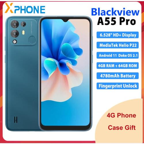 Blackview A70 3GB 32GB Android 11 6.517 inch 5380mAh Battery Network 4G Face ID & Fingerprint Identification Mobile Phone