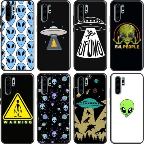 Alien Martian UFO Case For Huawei P30 P40 P20 Lite Pro Nova 5T P Smart 2019 Honor 10 Lite 20 9X 8X 8A 10i