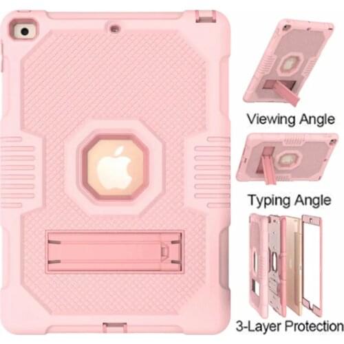 Cover for IPad 10 2 10.2 2019 2020 8th 7th Gen A2429 A2197 Hard PC TPU Silicone Protective Tablet Case Shockproof Stand Shell