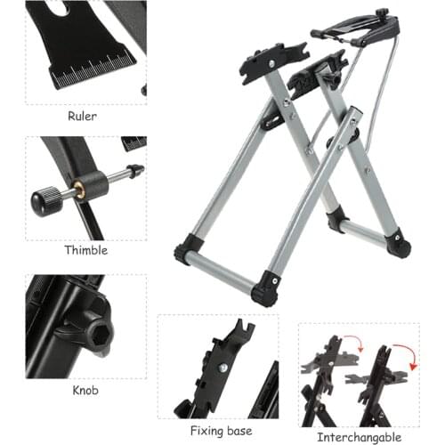 Home Mechanic Bicycle Wheel Truing Stand Wheel Maintenance Home Truing Stand Holder Support Bike Repair Tool