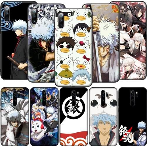 GX75 Gintoki Sakata Gintama Case for Redmi 9 9C NFC 10X K20 K30 K40 K30i Note 9T 10 10S 10T Zoom Prime Pro Max 5G