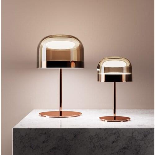 Italian postmodern hardware desk lamp art bedside bedroom living room study designer light luxury desk lamp