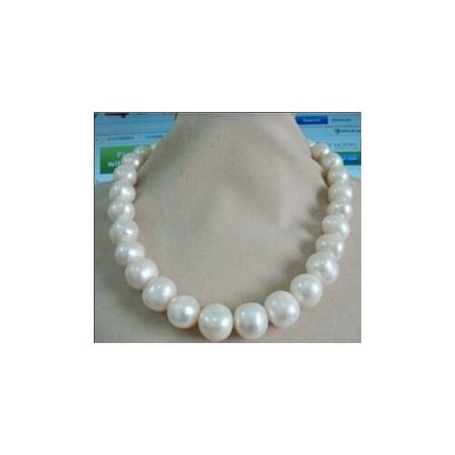 Xiuli 003529 12-13mm Australian south sea white pearl necklace 17 inch