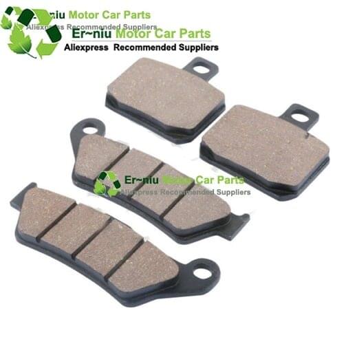 Front Rear Brake Pads For YAMAHA MAXTER 125 XQ125N YP125 YP150 MAJESTY 2001