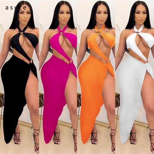 Two Piece Tracksuit Women 2021 Fashion Clothing Office Suits Female 2 Piece Crop Top And Skirt Sets Sexy Club Outfits C5082