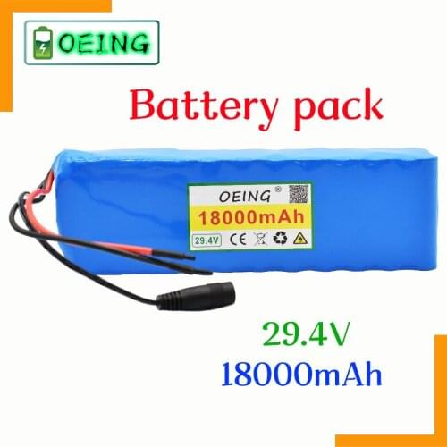 NEWEST Original 7S3P 29.4V 15Ah Li-ion Battery Pack with 18AH Balanced BMS for Electric Bicycle Scooter Power Wheelchair