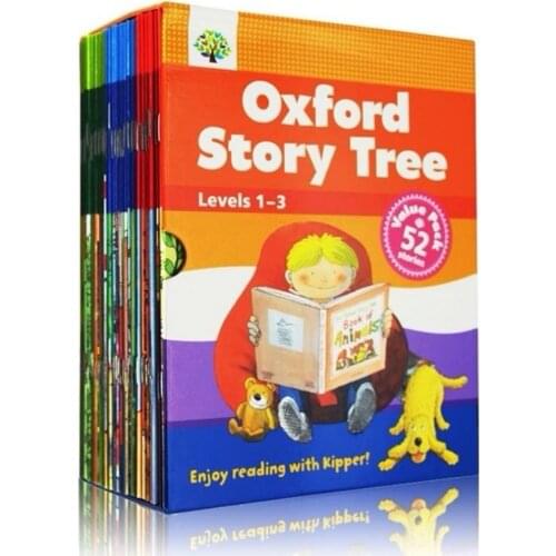 52 Books 1-3 Level Oxford Story Tree Baby English Story Picture Book Baby Children Educational Toys