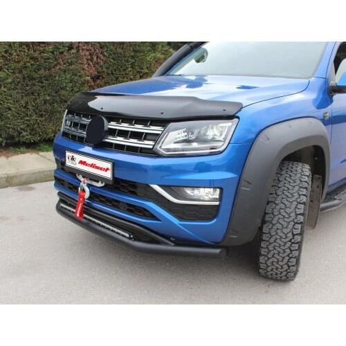 Volkswagen Amarok Front Hood Spoiler 2010+ Black Protecter Solid Front Hood Protector Aerodynamic Car Automobile Accessories