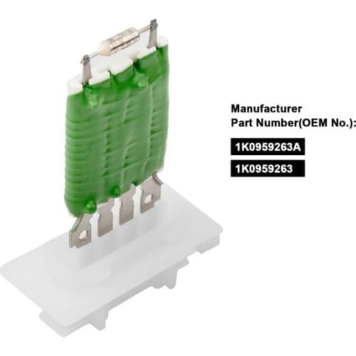 New Blower Motor A/C Fan Control Resistor For V W J*etta Golf Passat Rabbit For Audi S3 A3 1K0959263 1K0959263A