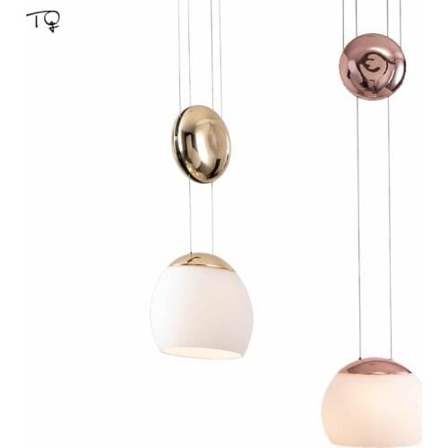 Nordic Industrial Adjustable Liftable Pulley Led Pendant Lights Modern Art Decor Restaurant Villa Bedroom Bedside Studio Study