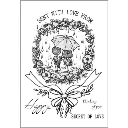 Snow Mountain River DIY Silicone Clear Stamp Cling Seal Scrapbook Embossing Album Decor 85DA