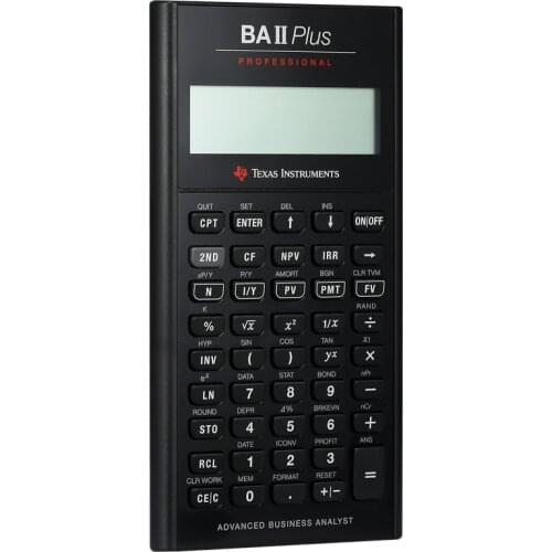 Ti BAII Plus Professional 10 Digits Led Calculatrice Calculadora Financial Calculations Students Financial Calculator