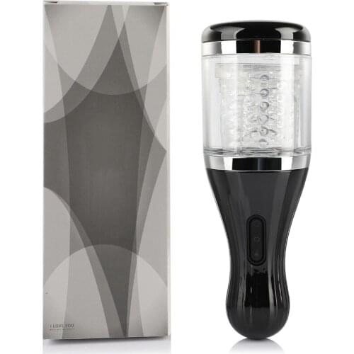 Penis Exercise Masturbator Aircraft Cup Sucking Rotating Masturbation Cup Man Penis Massager USB Charging Male Delay Sex Product