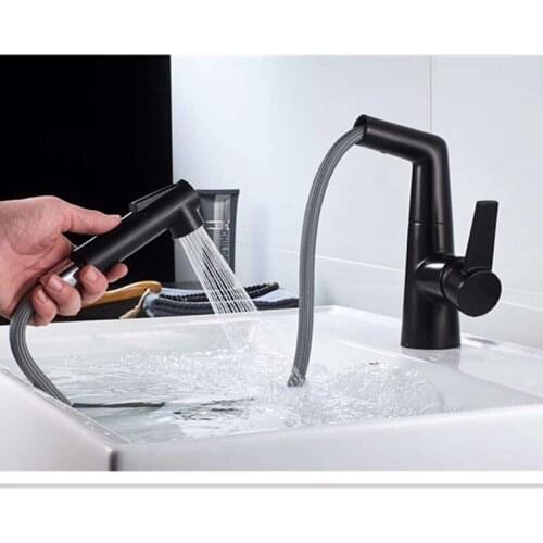 WZLY Pull-out Bath Mixers With Shower Head