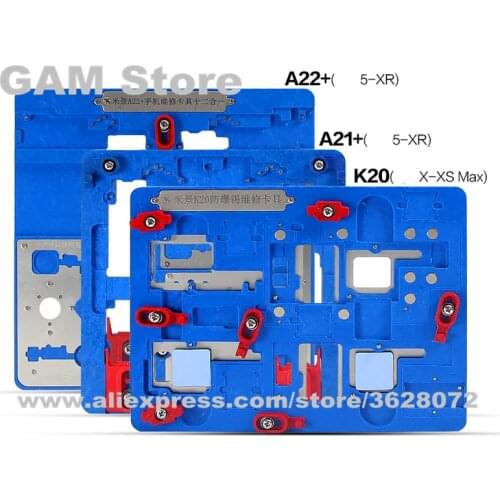 PCB Fixture Holder Mijing A21 A22 A23 K20 For iPhone 5S/6/6P/6S/6SP/7/7P/8/8P/X/XS/XS MAX/XR Main Motherboard Fixture Repair