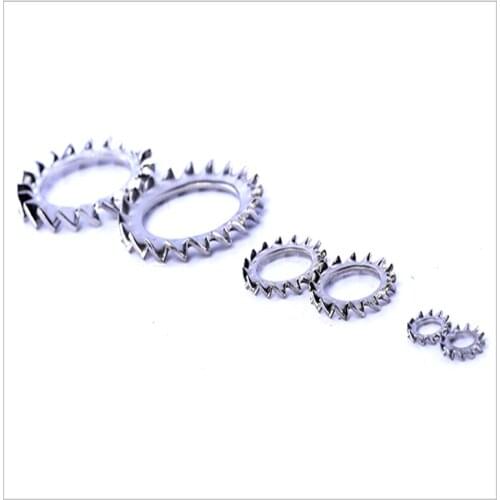 Stainless steel serrated locking washer Anti-loose Stop washer M3/4/5/6/8/24