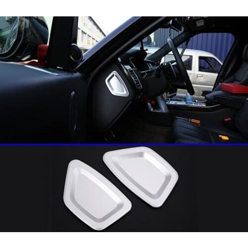 2Pcs For Land Rover Range Rover Vogue 2013-2017 Side Center Console Decoration Panel Cover Trim
