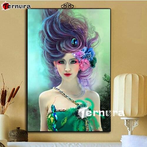 Diamond painting girl Fantasy beautiful woman new 5d diamond embroidery cross stitch full square round Drill DIY home decor gift