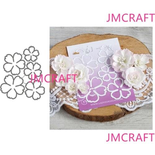 JMCRAFT 2021 New Beautiful Petals And Leaves #4 Metal Cutting Dies DIY Scrapbook Handmade Paper Craft Metal Steel Template Dies