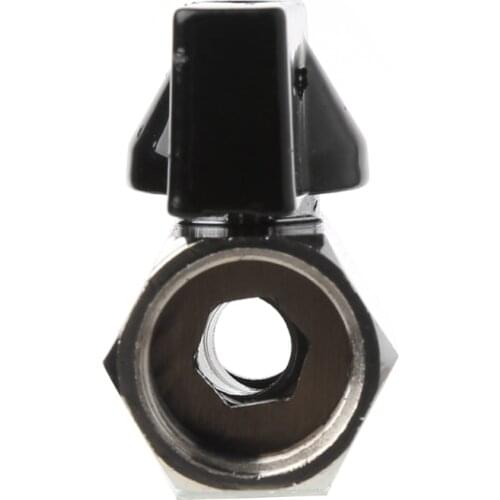 Brass Mini Ball Valve 3/8" BSP Male to Female Thread Air Compressor Hose