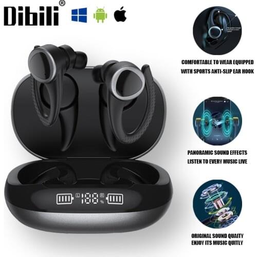 T09 Earpieces Wireless Headphones With Mic Earbuds Sports Headset Bluetooth Earphones Waterproof For OPPO Xiaomi Huawei Iphone