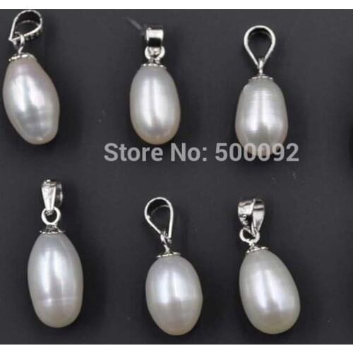 2020 Rushed Natural Beads Beads For Jewelry Making Charm Natural Near Drop Shape Real Pearl Pendant Free Shipping